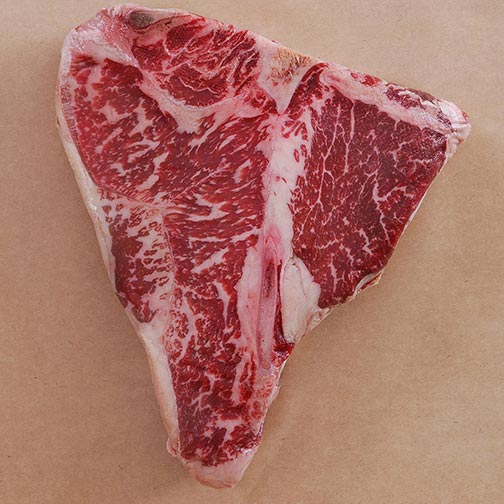 Australian Wagyu Beef Grain Fed T-bone 800gr Approx. 