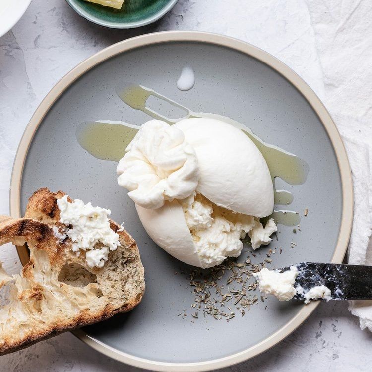 ​Burrata with bread