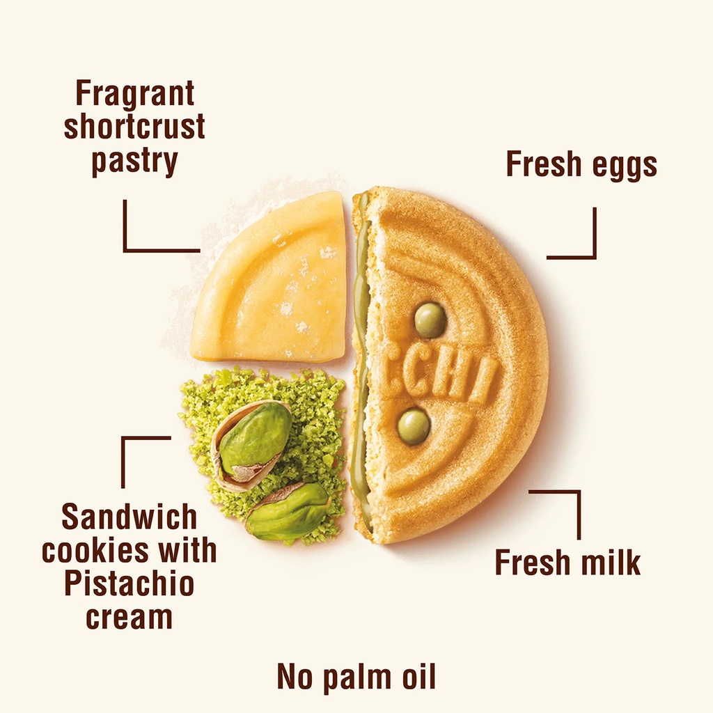 Baiocchi, Pistachios Biscuits