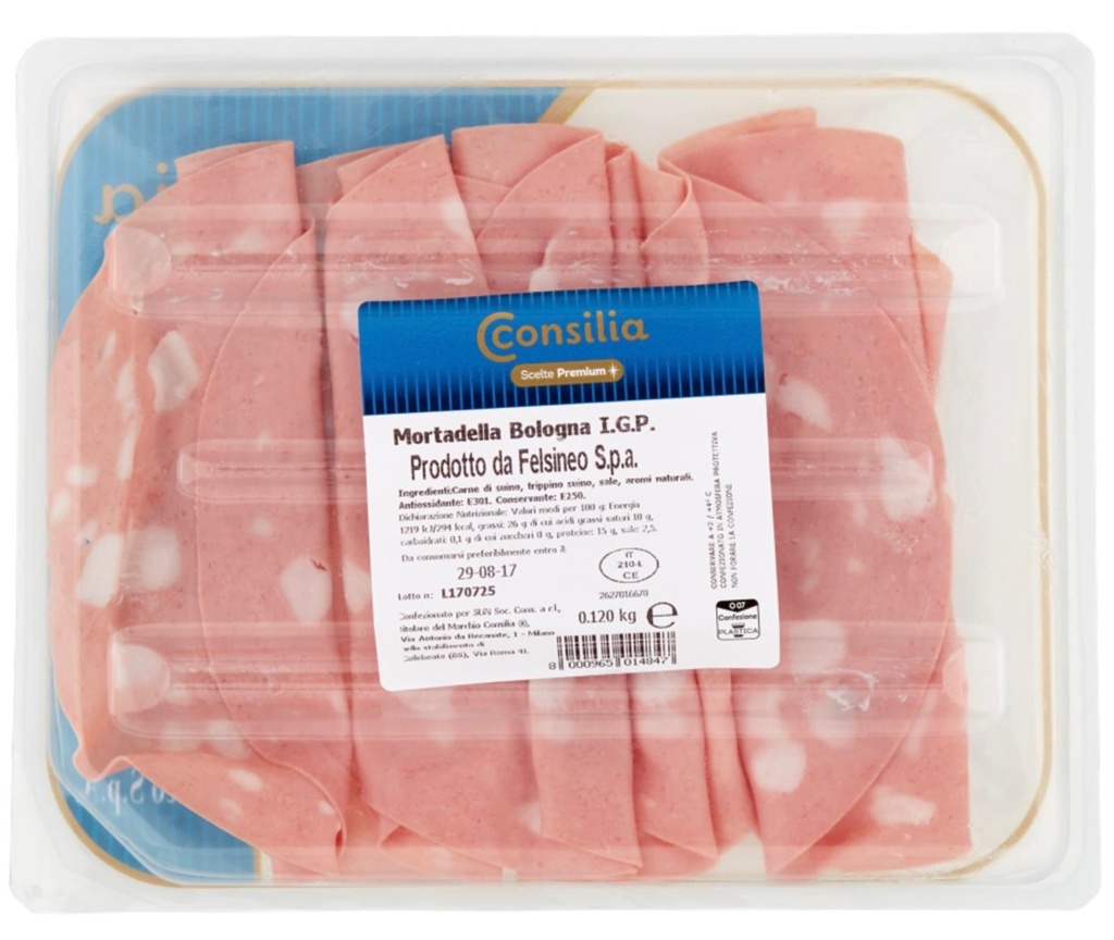 Consilia - Sliced Bologna Mortadella 120g