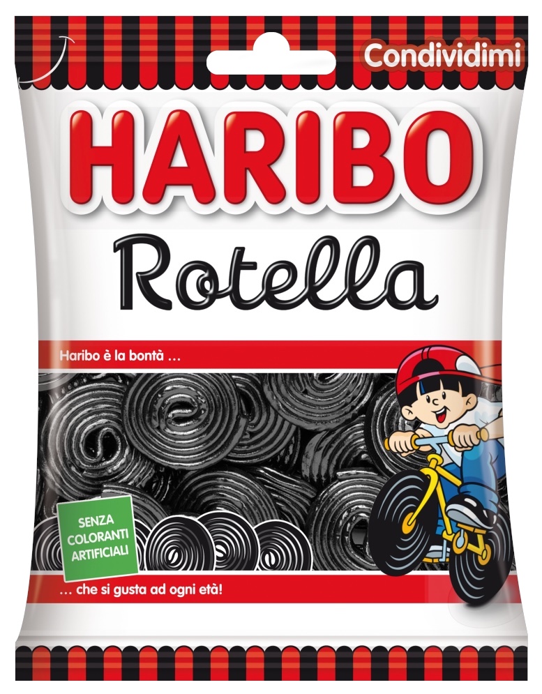 Haribo - Liquorice Wheels 175g