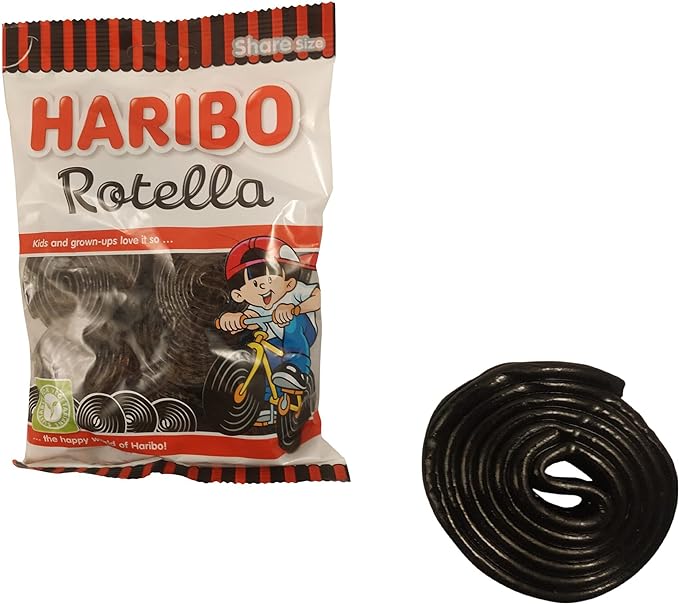 Haribo - Liquorice Wheels 175g