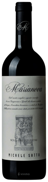 Michele Satta - Marianova Bolgheri Superiore DOC 750ml - Wooden Box 3-btls