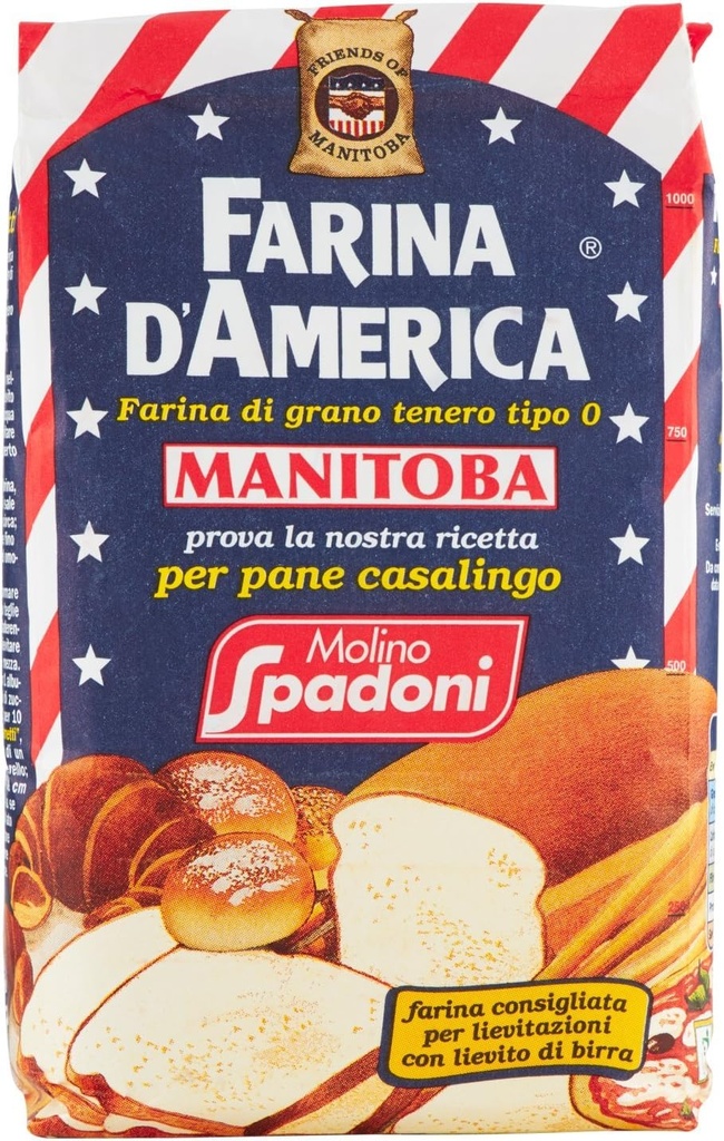 Spadoni - Manitoba Type “0” Soft Wheat Flour 1Kg