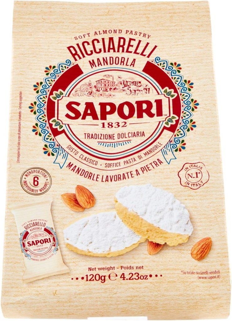 Sapori - Ricciarelli alle mandorle 120g 