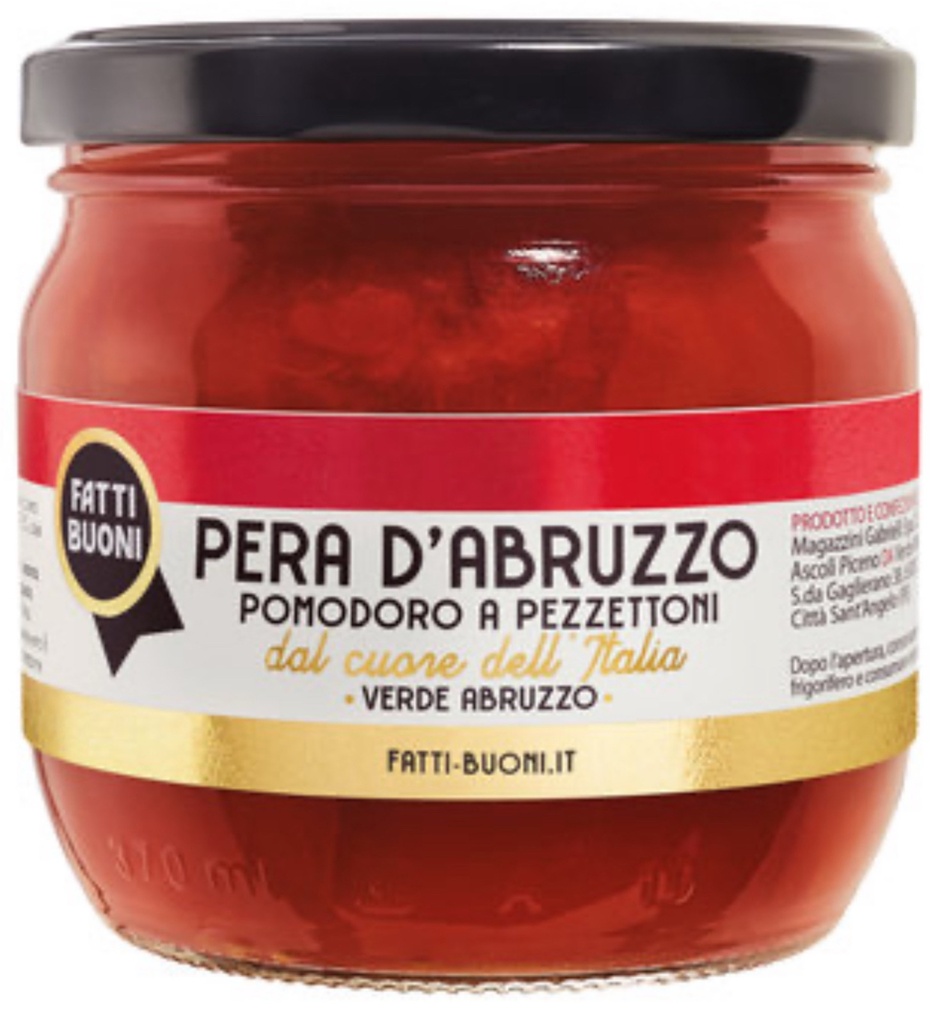 Fatti Buoni - Pera d'Abruzzo Chopped Tomato 320g 