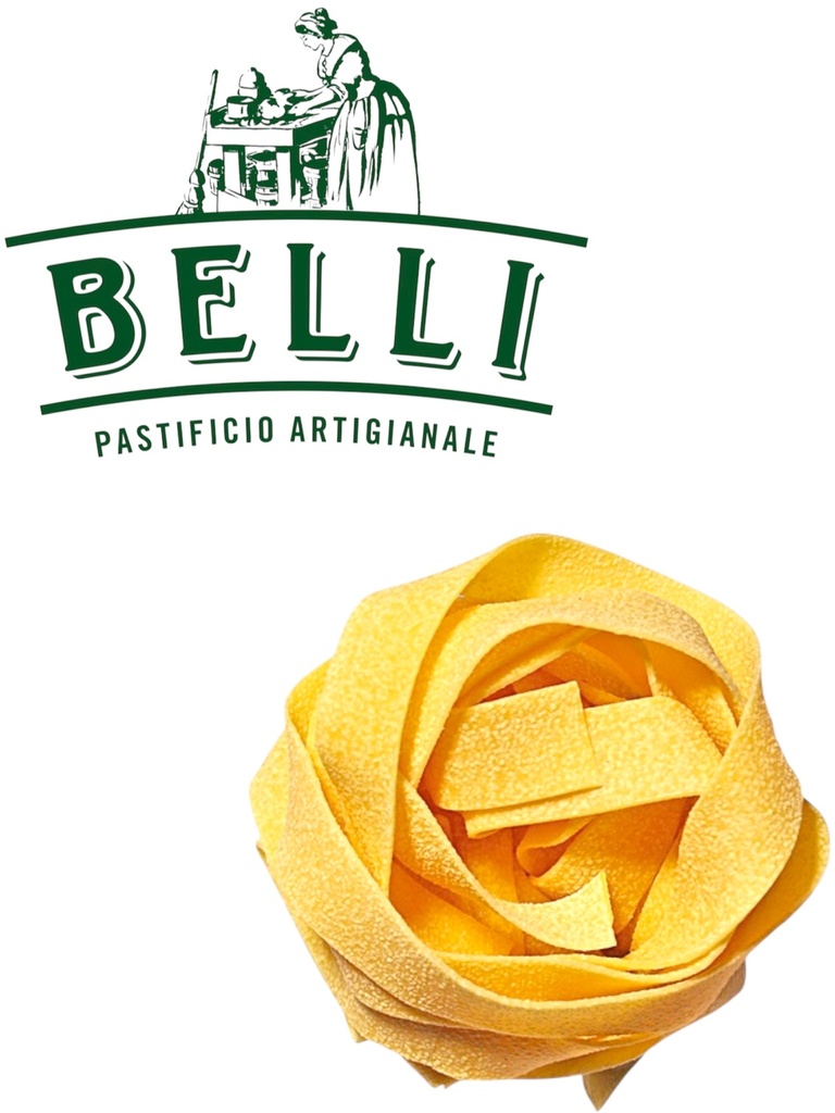 Belli - 手工鷄蛋寛意粉  500g 