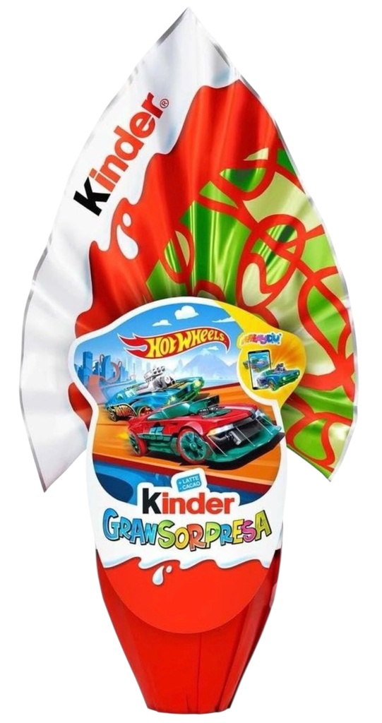 Ferrero - Kinder Easter Egg Gransorpresa Classico T3 Hot Wheels Gr. 150