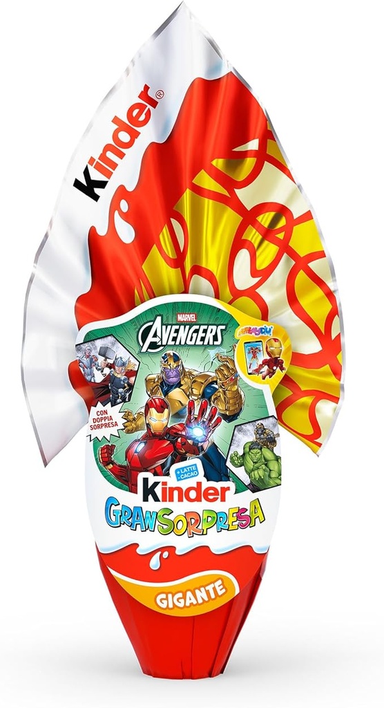 Ferrero - Kinder Easter Egg T6 GranSorpresa Gigante Marvel Avengers Gr. 320