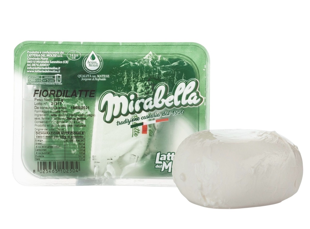 Latteria del Molise -  Cow's milk mozzarella 250g   