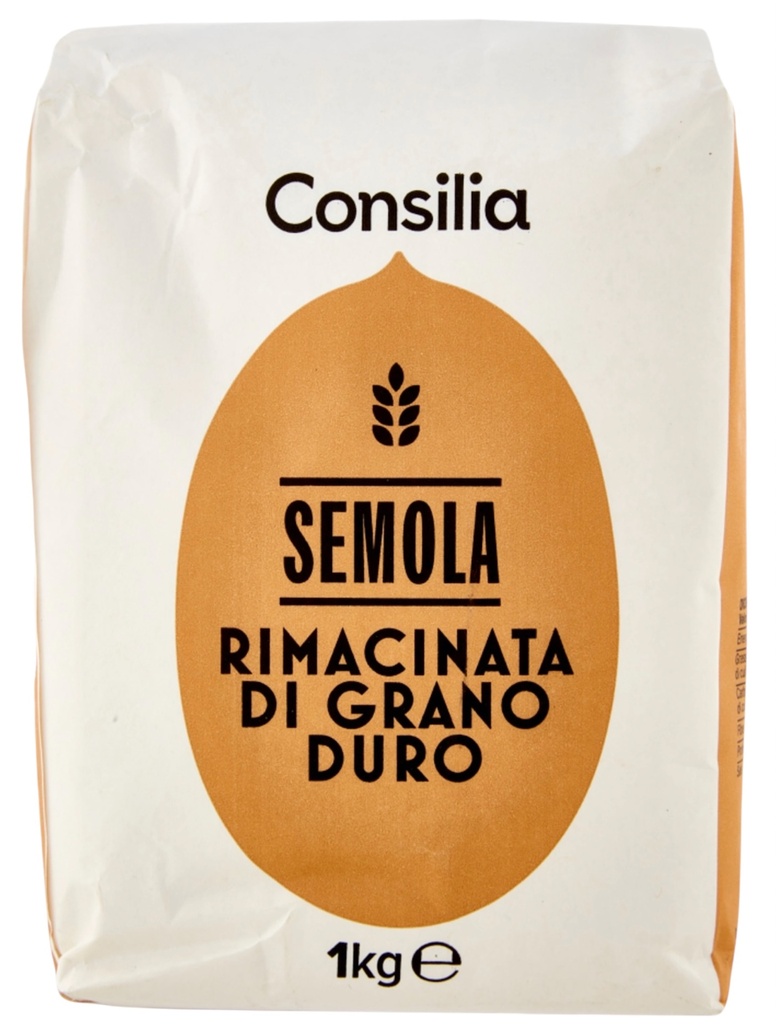 Consilia - Semola rimacinata di grano duro 1kg
