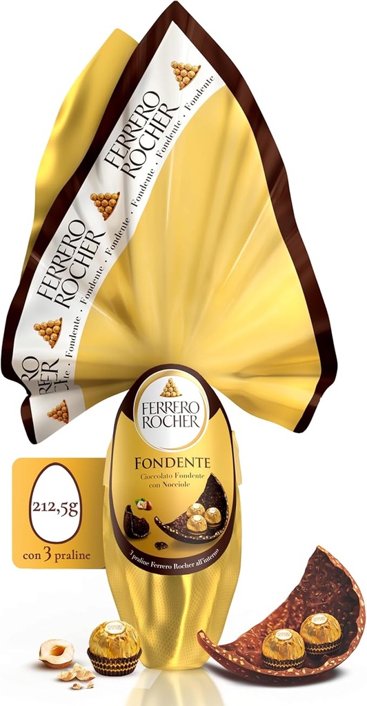 Ferrero Rocher- Easter Egg Dark Chocolate with Hazelnuts Gr. 213