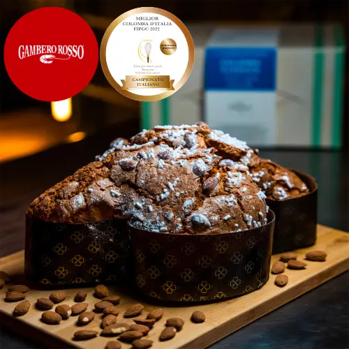 Lino Ramunno - Colomba, Classic Traditional artisanal Easter Cake with glaze. 1Kg