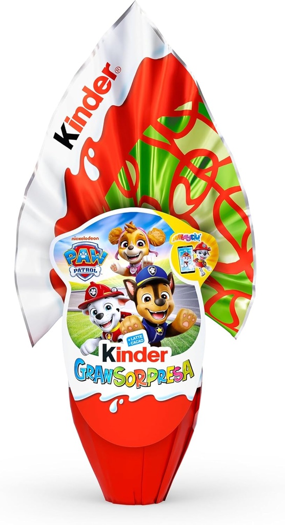 Ferrero - Kinder Easter Egg Gransorpresa Classico T3 Paw Patrol Gr. 150 