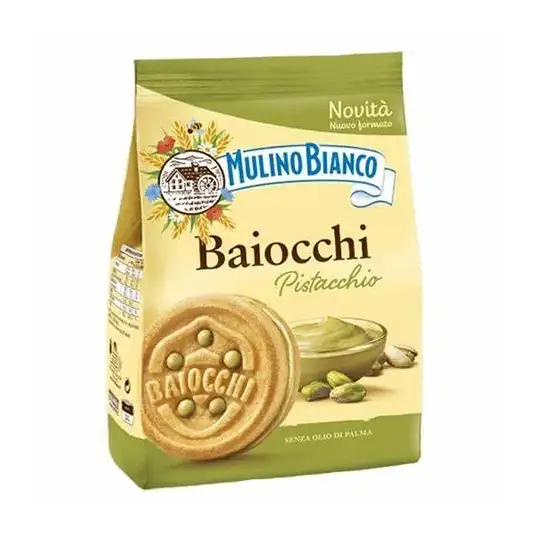 Mulino Bianco - Baiocchi, Pistachios Biscuits 240g  