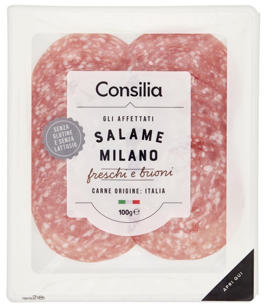 Consilia - 米蘭風乾肉腸片100g 