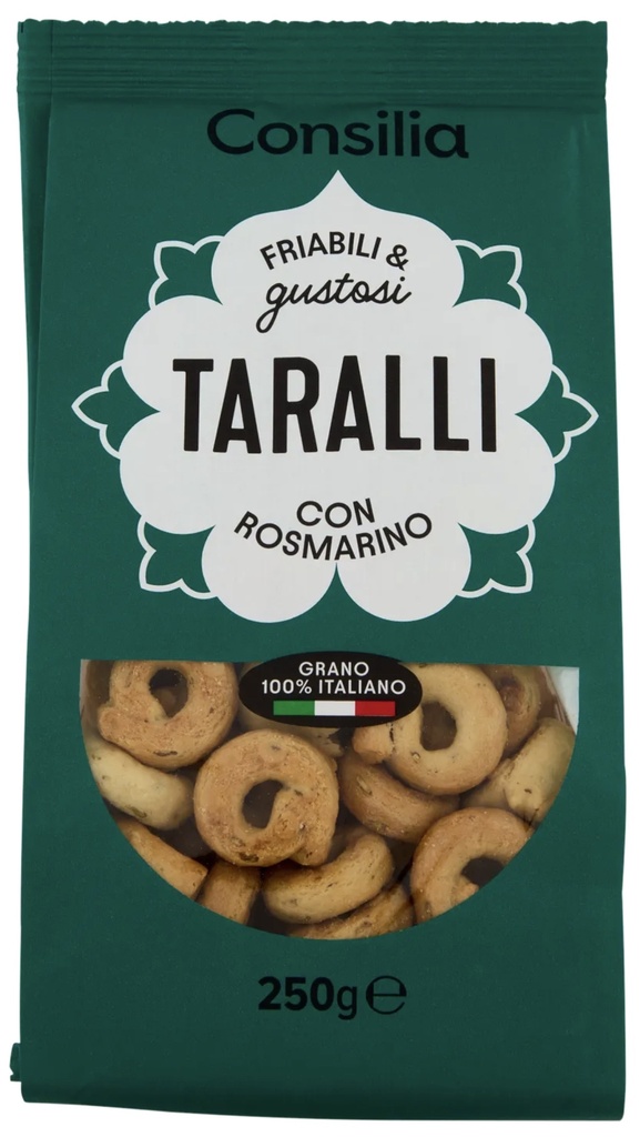 Consilia - Taralli al rosmarino 250g 