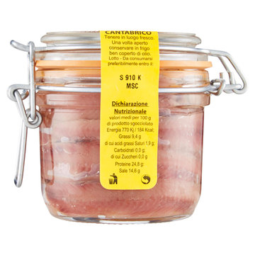 Balistreri - Marca Vaticano Cantabrico anchovy fillets in olive oil 250g