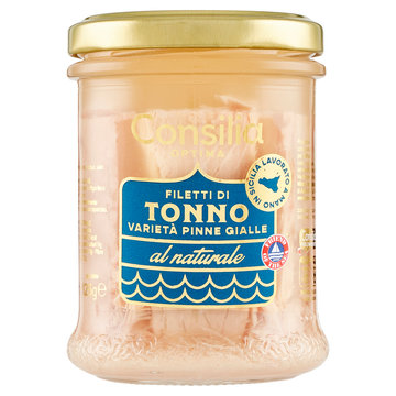 Consilia - Filetto di Tonno al Naturale in Acqua 126g