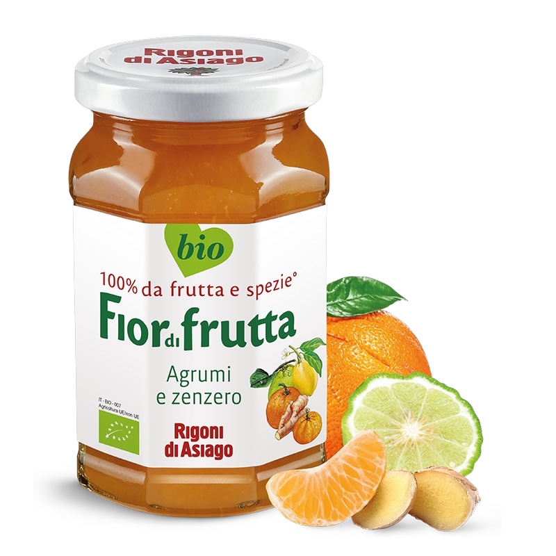 Rigoni di Asiago - Fiordifrutta Citrus & Ginger Organic Fruit Spread 有機柑橘薑果醬 330g