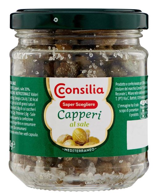 Consilia - Capers with Salt 140g