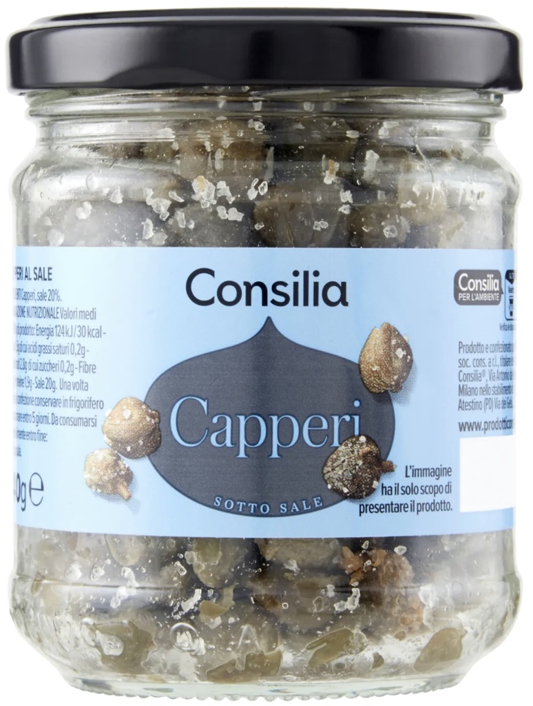 Consilia - Capperi al Sale 140g