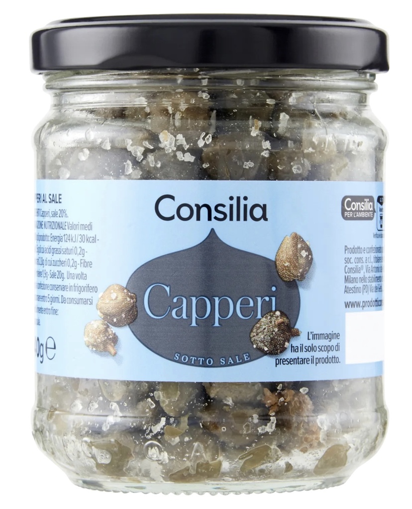 Consilia - Capperi al Sale 140g