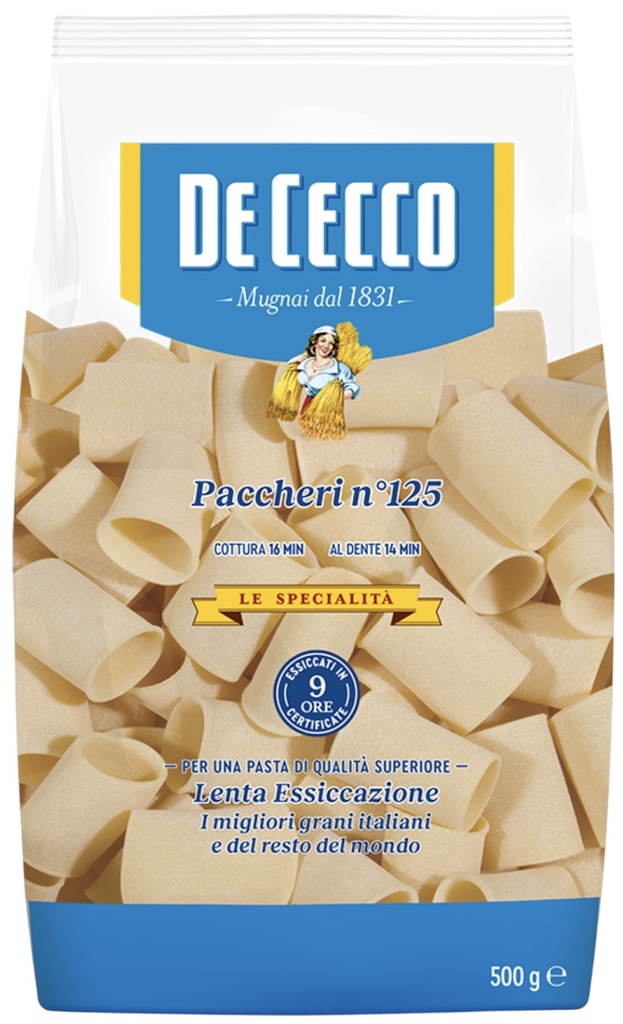 De Cecco - Paccheri N°125 意大利水管麵 500g