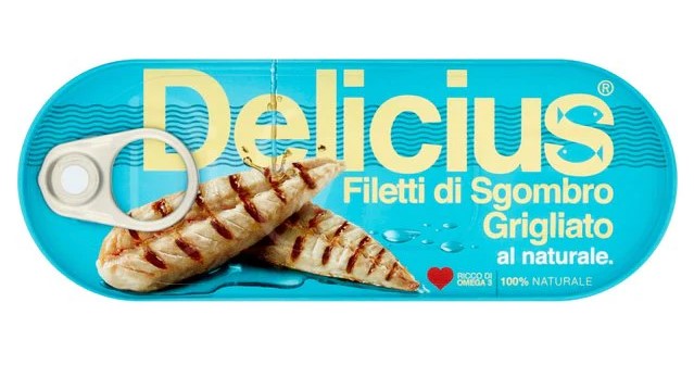 Delicius - Mackerel Fillets in Brine 110g