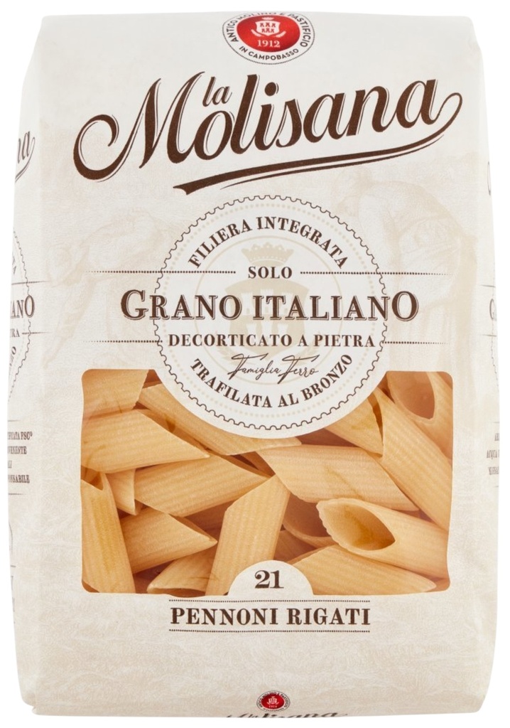 La Molisana - Pennoni N°21 全麥兩頭尖通粉 500g
