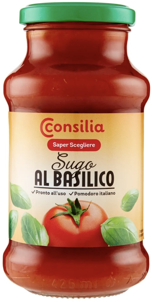 Consilia - Tomato & Basil Sauce 意式羅勒蕃茄醬 400g