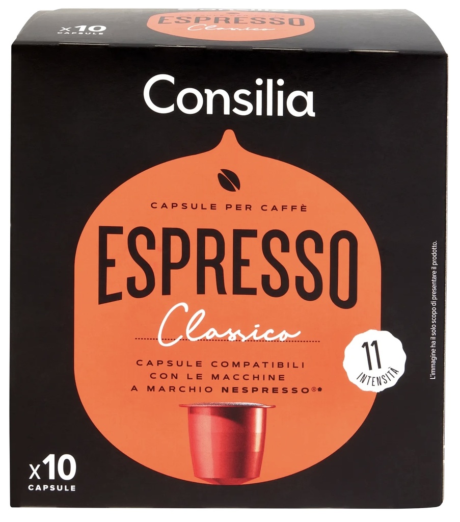 Consilia - Classic Coffee Nespresso 經典濃縮咖啡膠囊 (10粒裝)