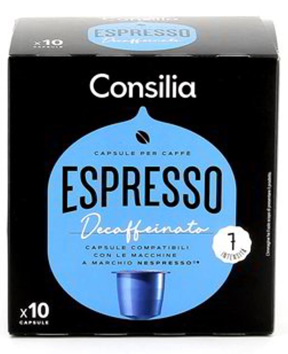 Consilia - Caffe’ Decaffeinato Nespresso 10 Capsules