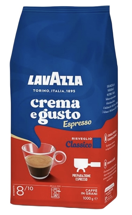 LavAzza - Caffe’ in Grani Crema e Gusto 1Kg