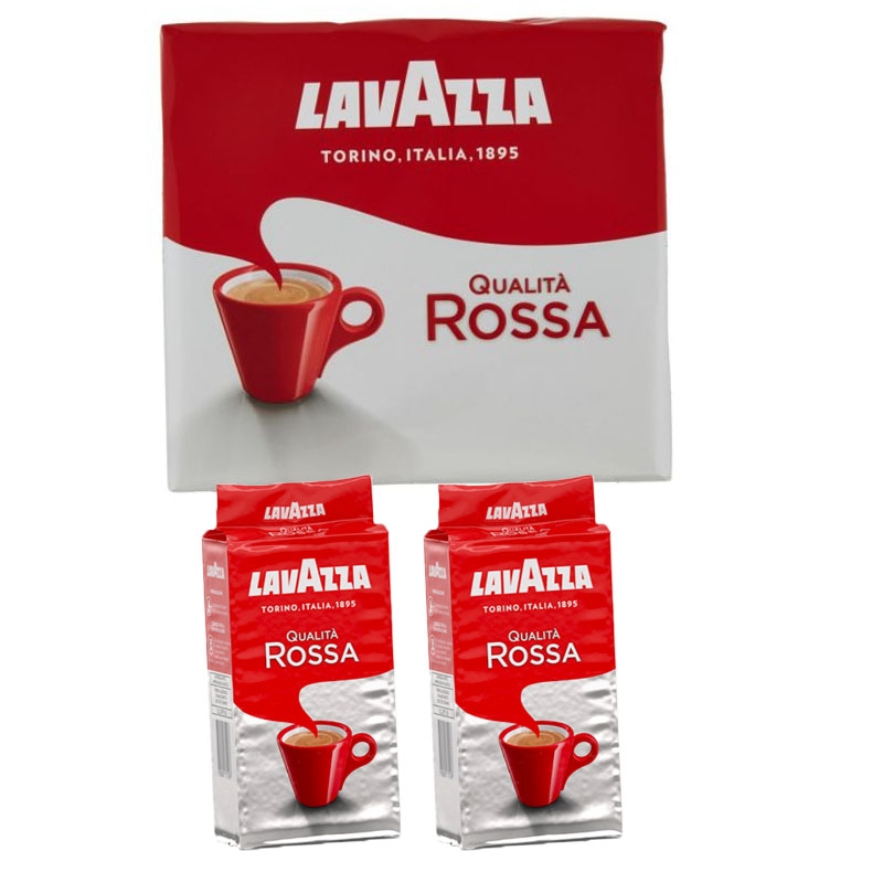 LavAzza - Caffe’ Macinato Rosso 250g x 2 Pacchi