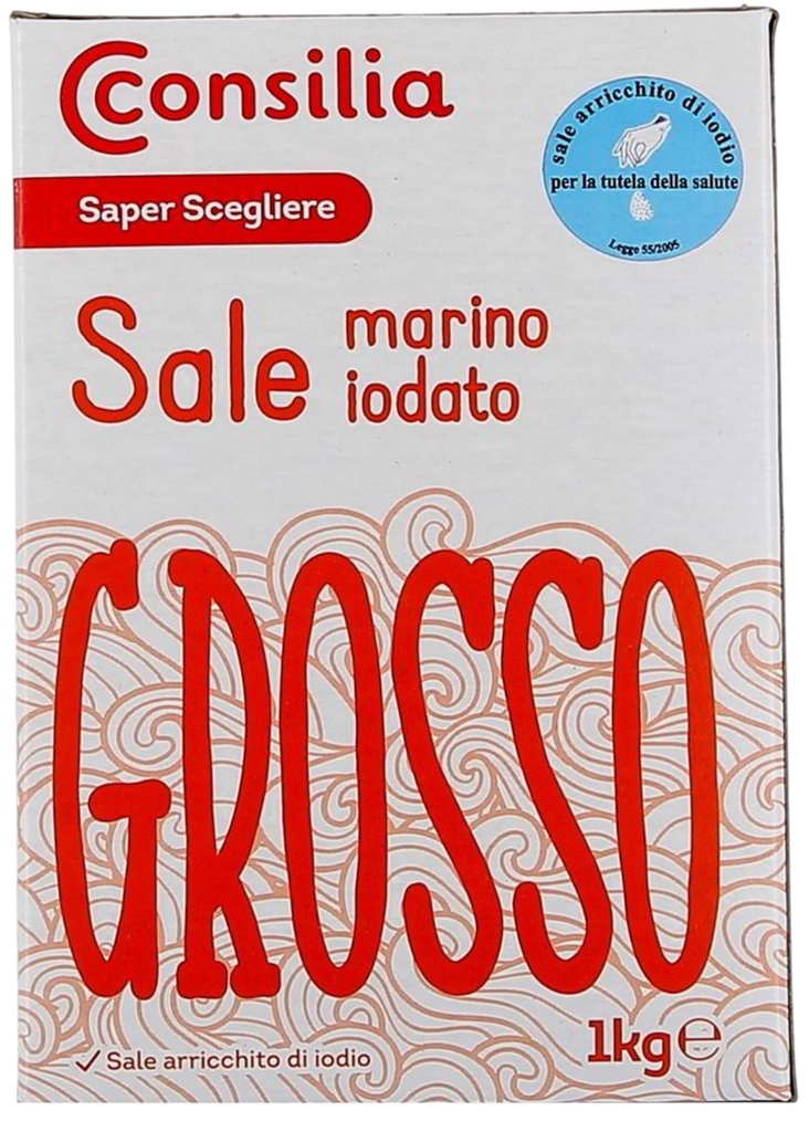 Consilia - Marino Iodized Coarse Salt 意大利粗海鹽 1Kg