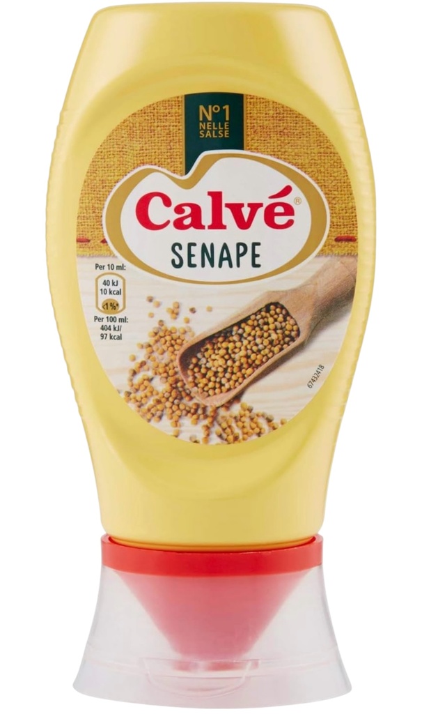 Calve’ - Mustard Squeeze btl 倒立唧唧裝芥末 250g