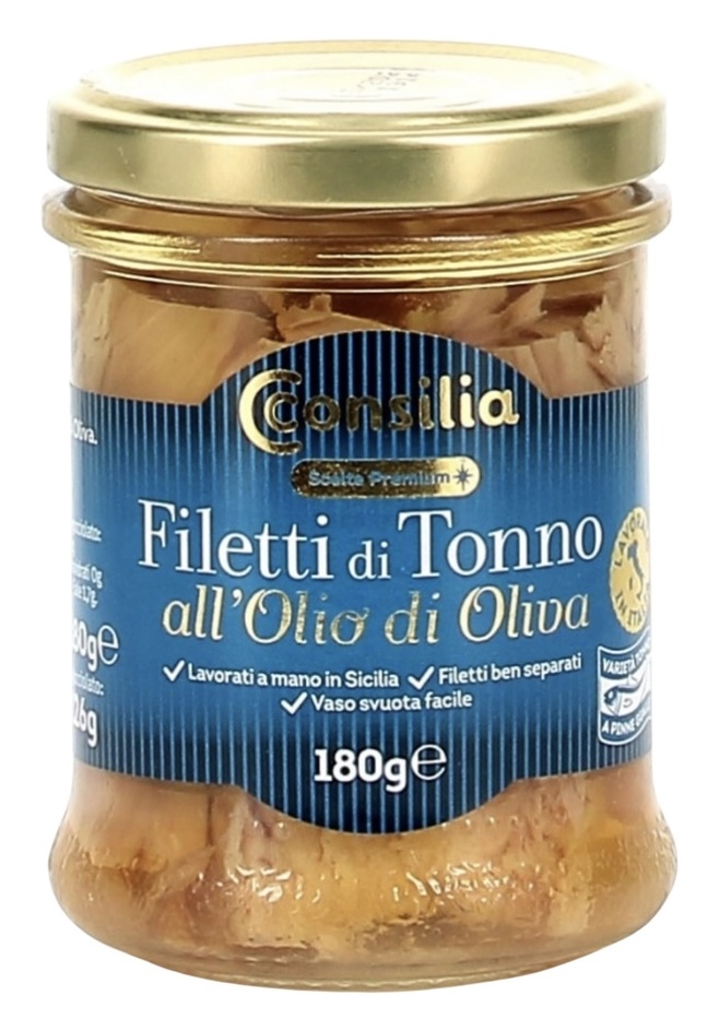 Consilia - Filetti di Tonno in Olio d'Oliva 180g