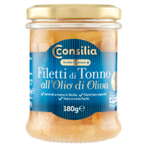 Consilia - Tuna Fillets in Olive Oil 橄欖油浸吞拿魚柳 180g