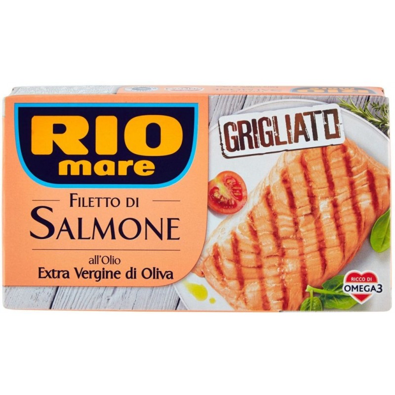 Rio Mare - Filetto di Salmone in Olio Extravergine di Oliva 125g