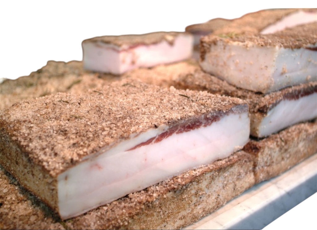 KG-Lardo di Colonnata ICP - Strips of Pork Fat Cured in Marble Molds