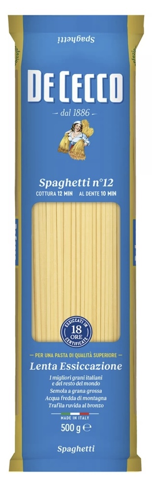 De Cecco - Spaghetti N°12 500g