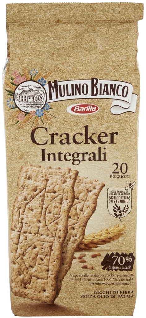 Mulino Bianco - Whole Wheat Crackers 500g