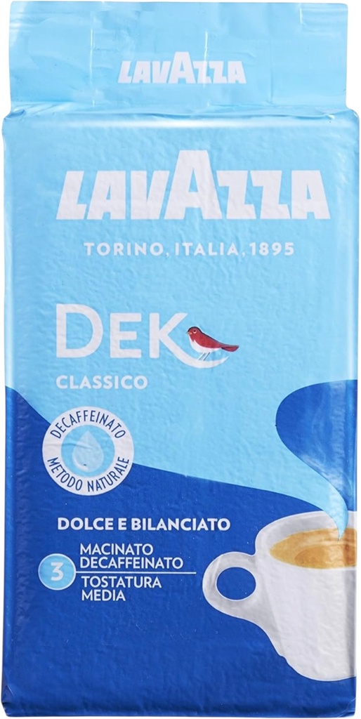 LavAzza - Decaffeinated Ground Coffee 無咖啡因咖啡粉 250g