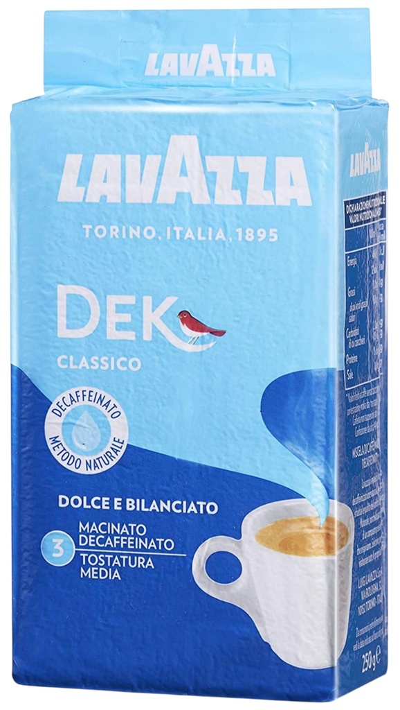 LavAzza - Decaffeinated Ground Coffee 250g