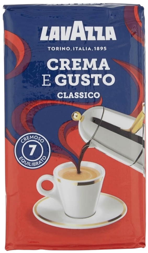 LavAzza - Caffe’ Macinato Crema e Gusto 250g