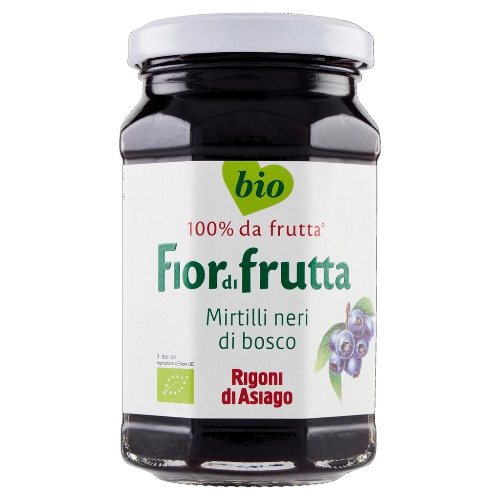 Rigoni di Asiago - Fiordifrutta Blueberry Organic Fruit Spread 有機藍莓果醬 330g