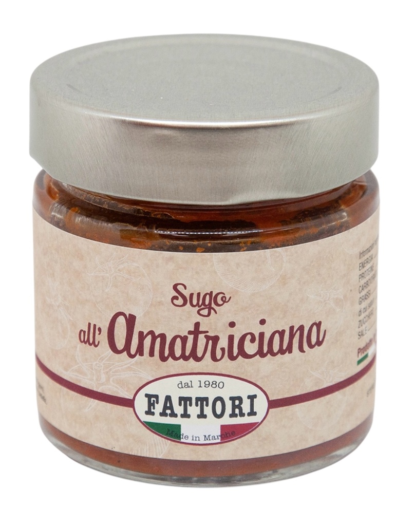 Fattori - Amatriciana Sauce Gluten Free 無麩質意式番茄辣醬 185g