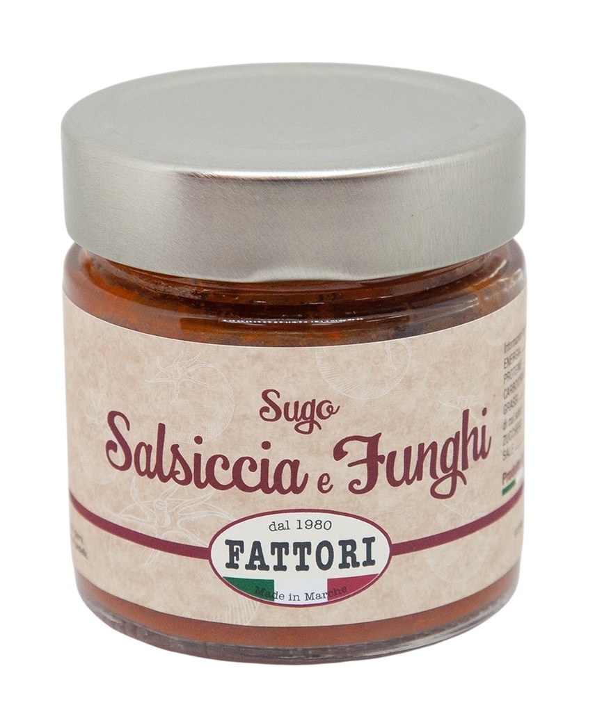 Fattori - Sugo ai Funghi e Salsiccia 185g
