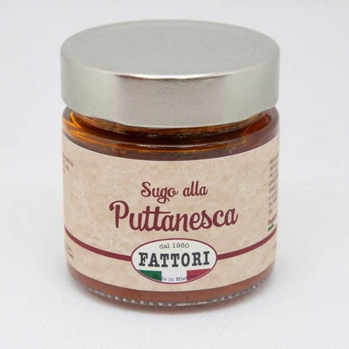 Fattori - Puttanesca Sauce Gluten Free 無麩質意式煙花女麵醬 185g